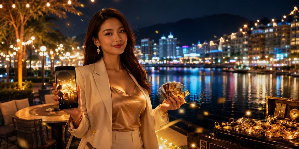 Suasana hiburan kasino Malaysia bergaya Melayu dengan permainan meja langsung